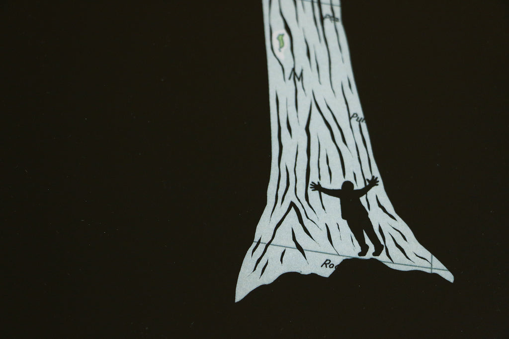 "Be Giant" Card - California Redwood Tree