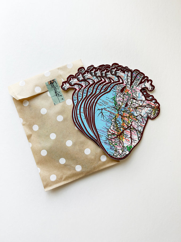 Bay Area Anatomical Heart Sticker