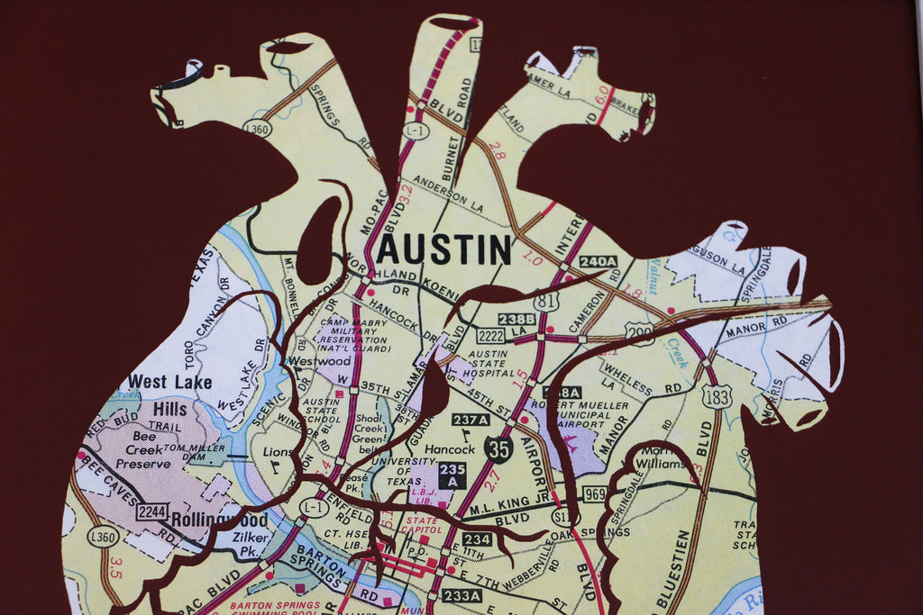 "Heart of Austin" Print