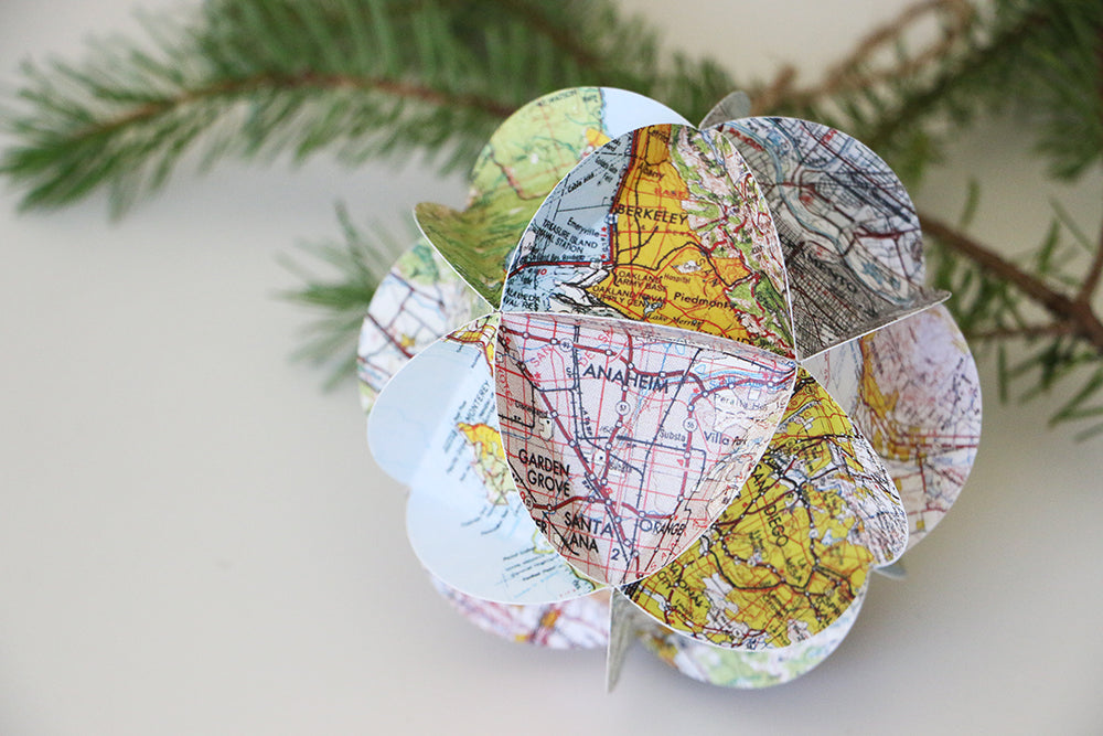 California Map Ornament