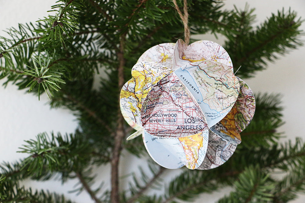 California Map Ornament