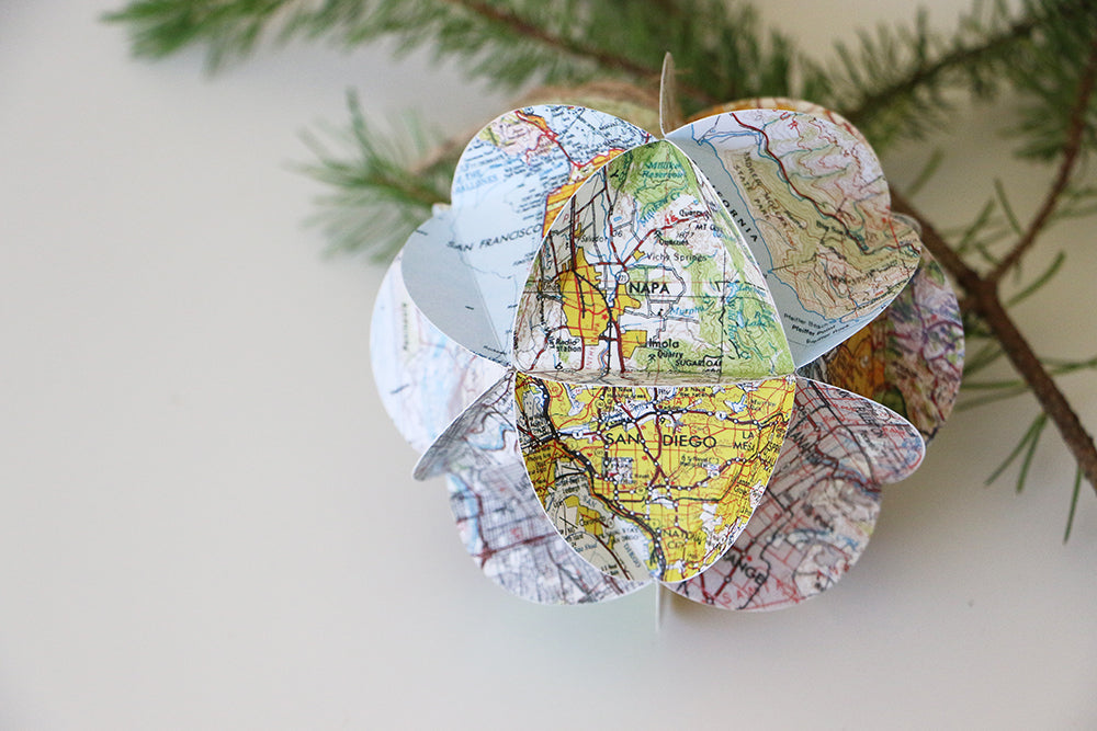 California Map Ornament