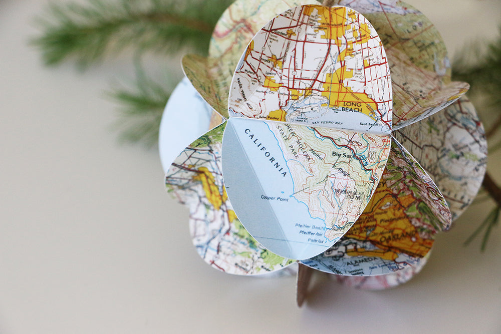 California Map Ornament