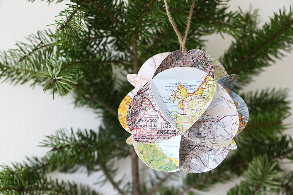 California Map Ornament