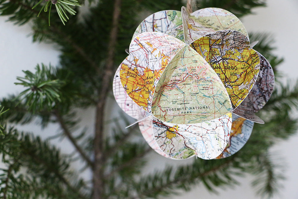 California Map Ornament