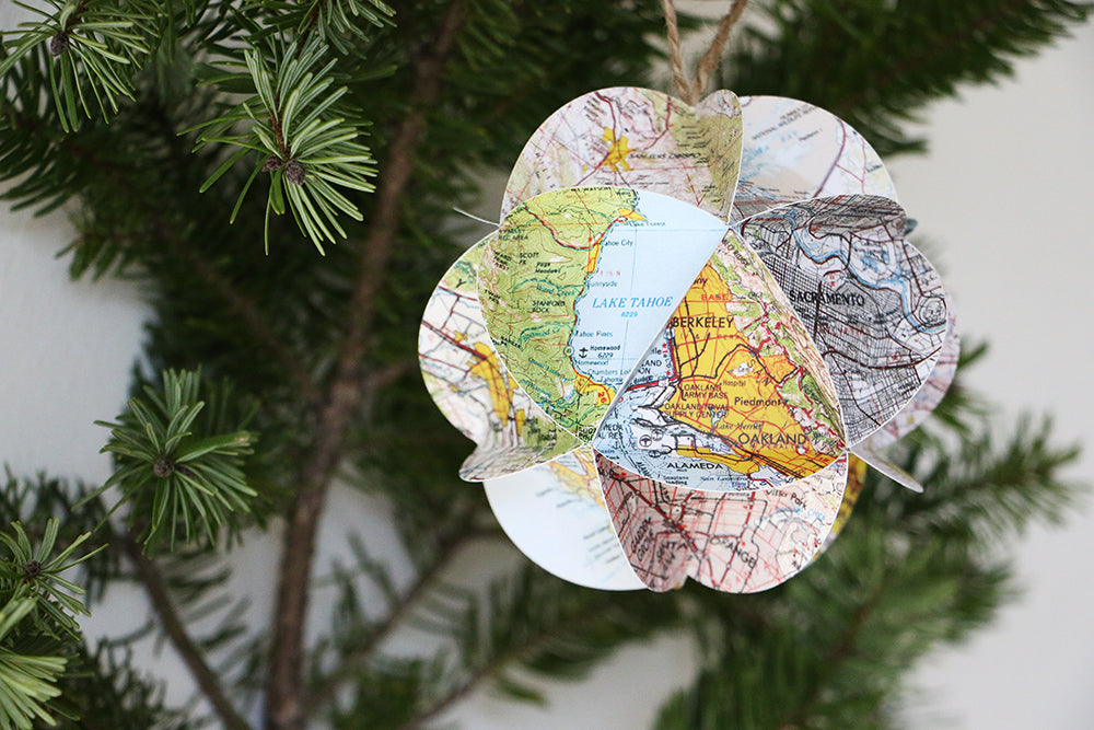 California Map Ornament