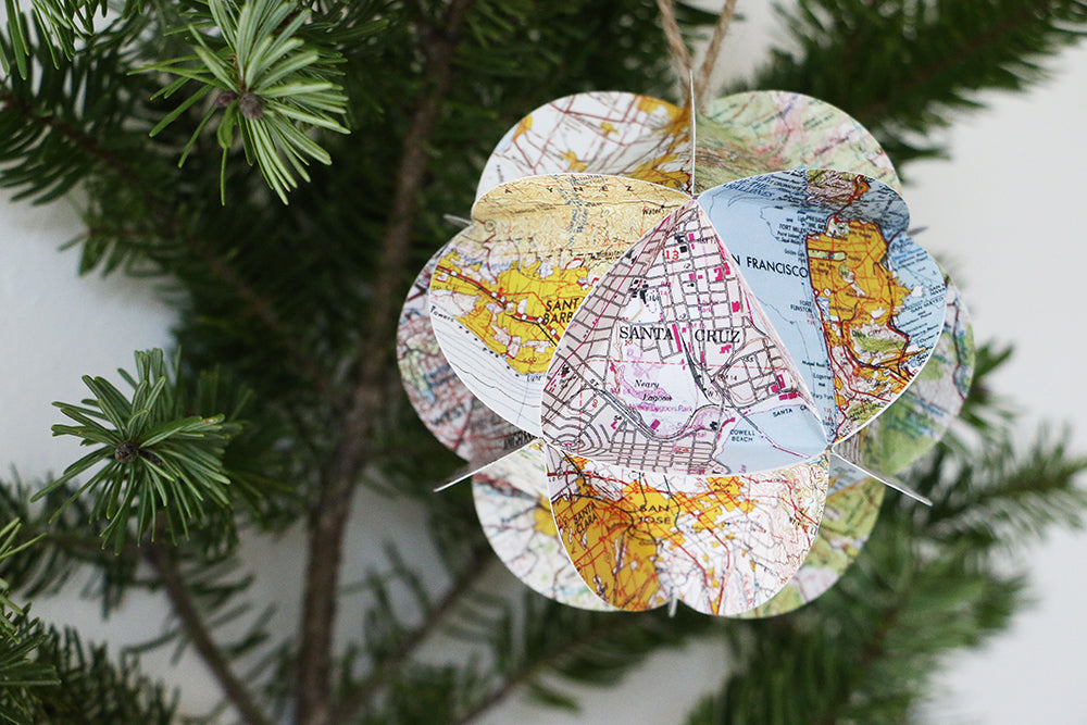 California Map Ornament