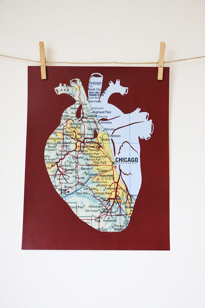 "Heart of Chicago" Print