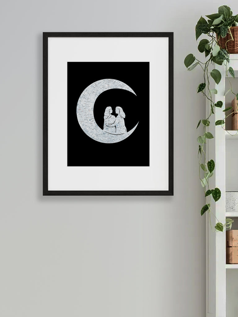 "To the Moon and Back" Women Print