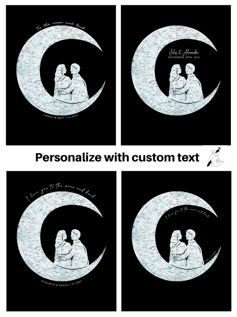 "To the Moon and Back" Print