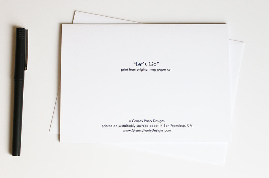 "Let's Go" Card