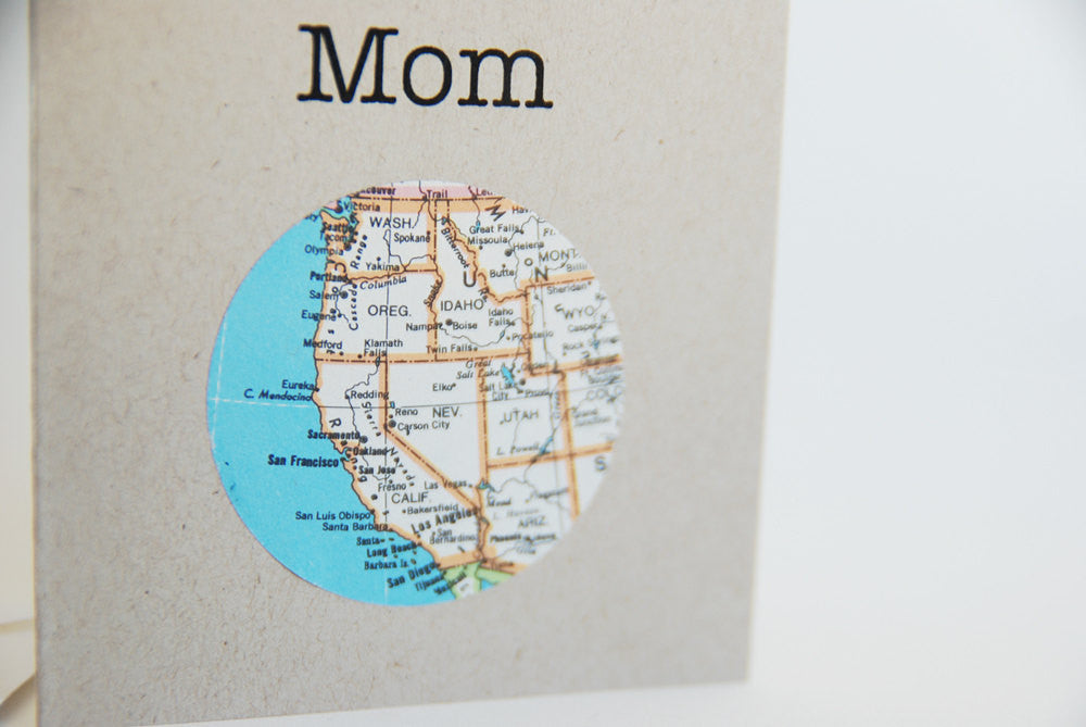 Worlds Best Mom Mini Map Card