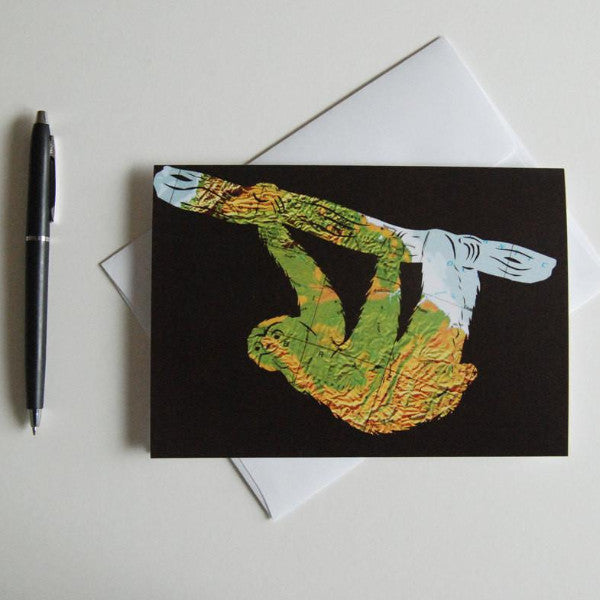 "Three Toed Sloth" Card