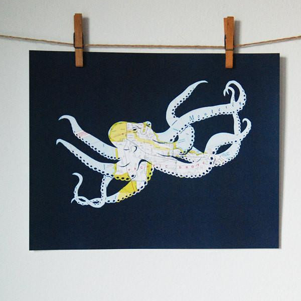 "Octopus By the Bay" Print