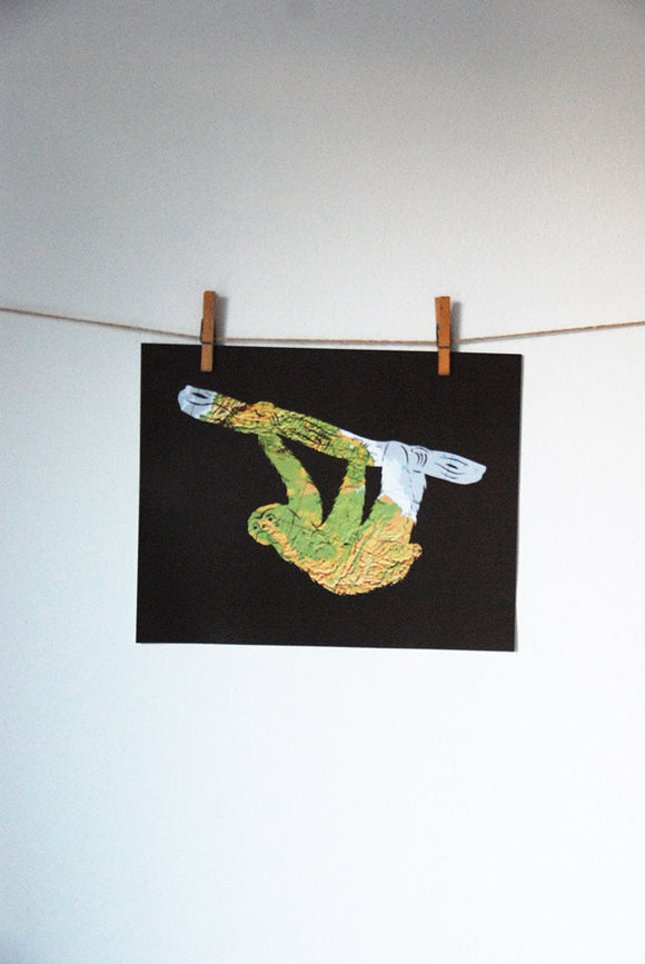 "Three Toed Sloth" Print