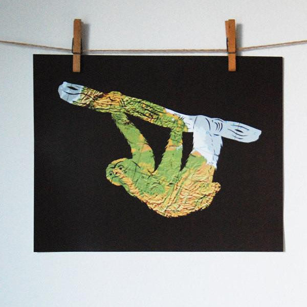 "Three Toed Sloth" Print