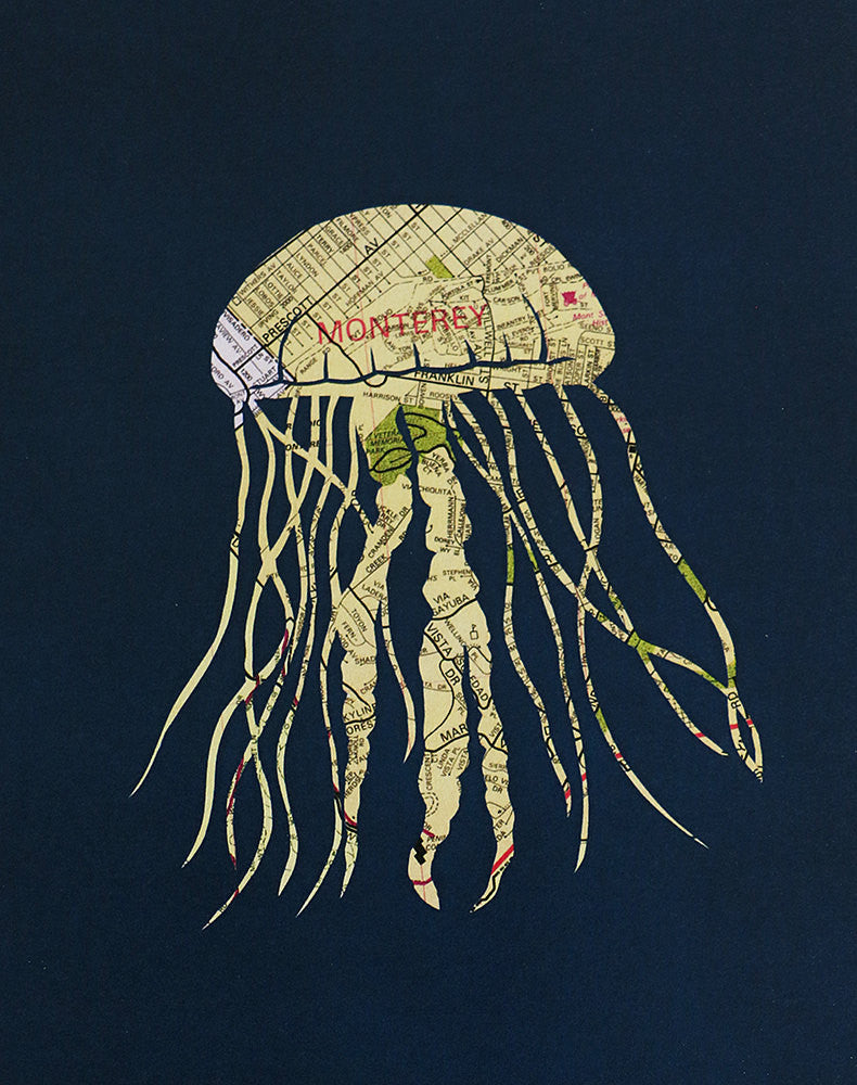 "Monterey Jellyfish" Card