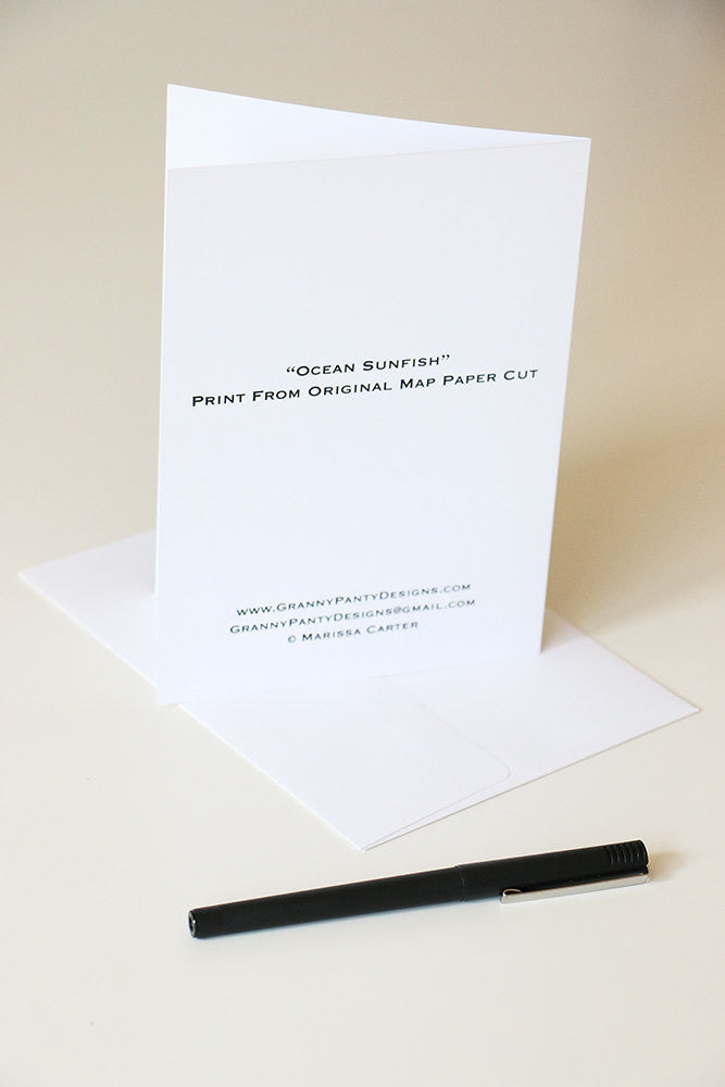 "Ocean Sunfish" Card