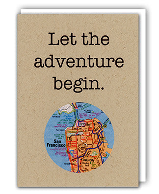 Let the adventure begin card by Granny Panty Designs