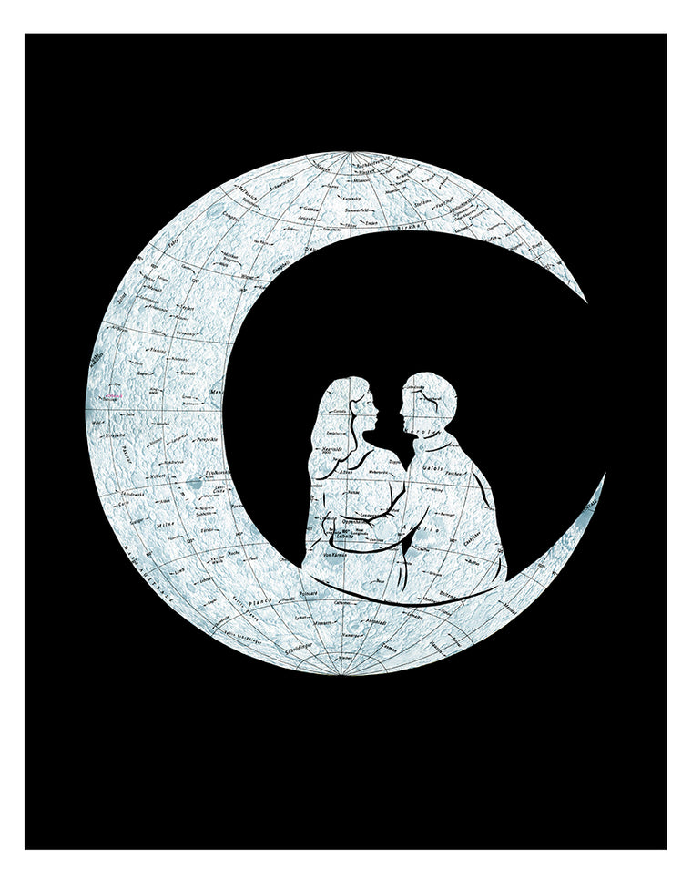 "To the Moon and Back" Print