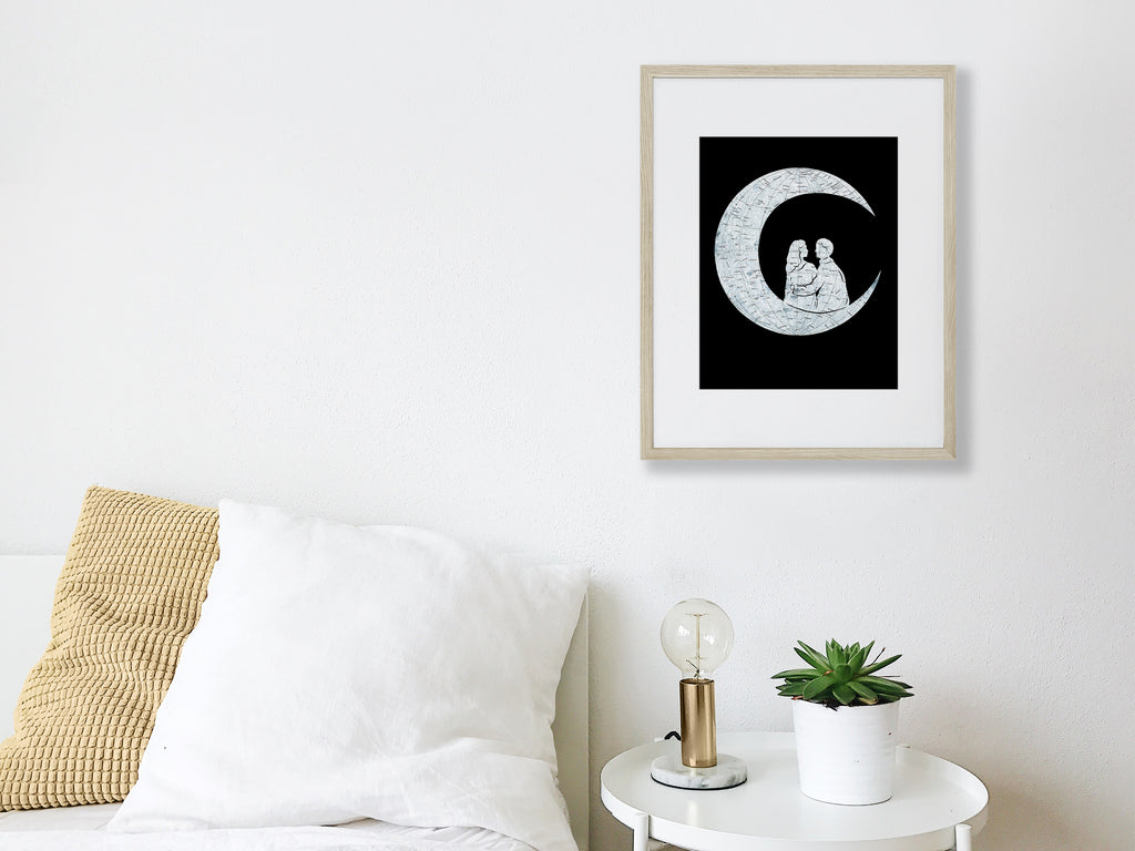 "To the Moon and Back" Print