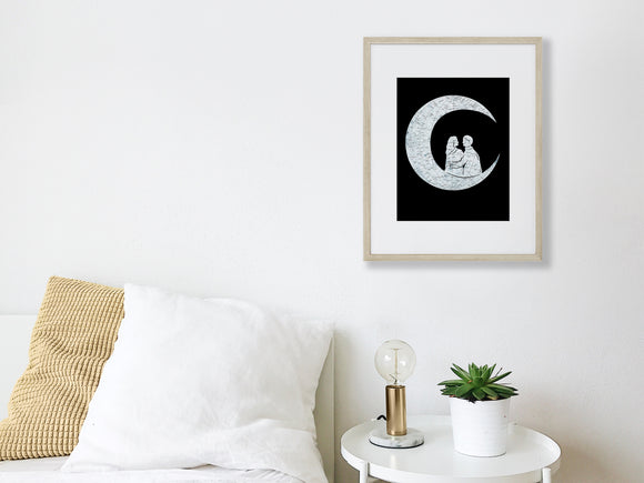 "To the Moon and Back" Print