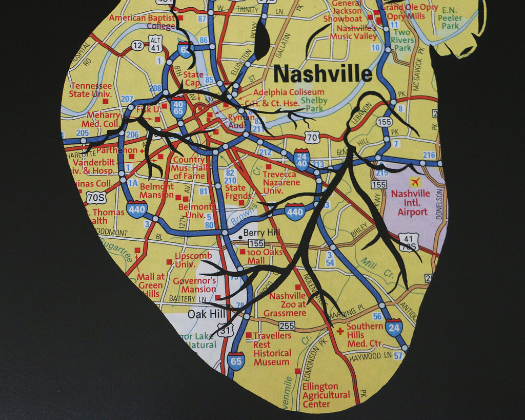 "Heart of Nashville" Print
