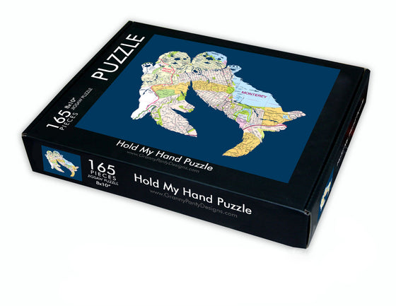 Hold My Hand Map Art Puzzle