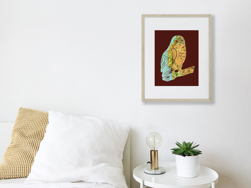 "West Coast Owl" Print