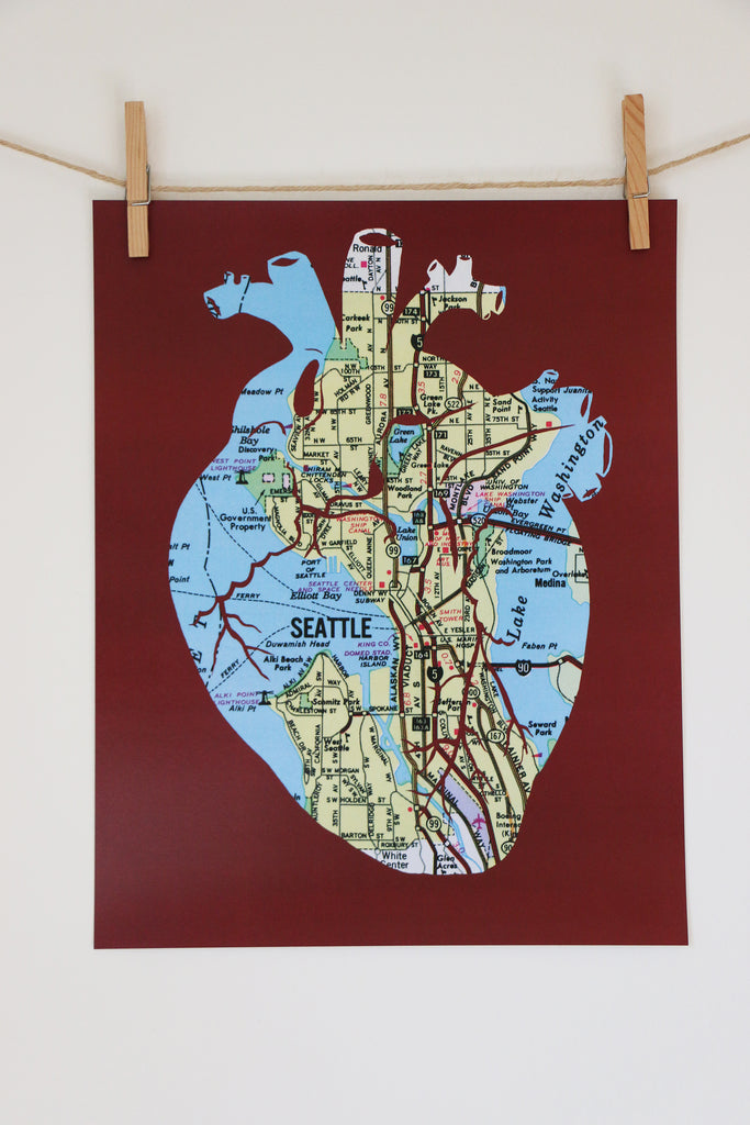 "Heart of Seattle" Print
