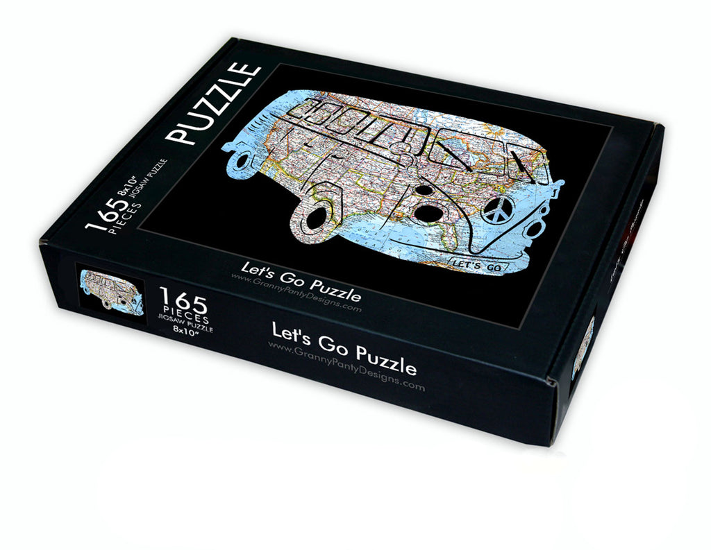 Let's Go VW Bus Map Puzzle