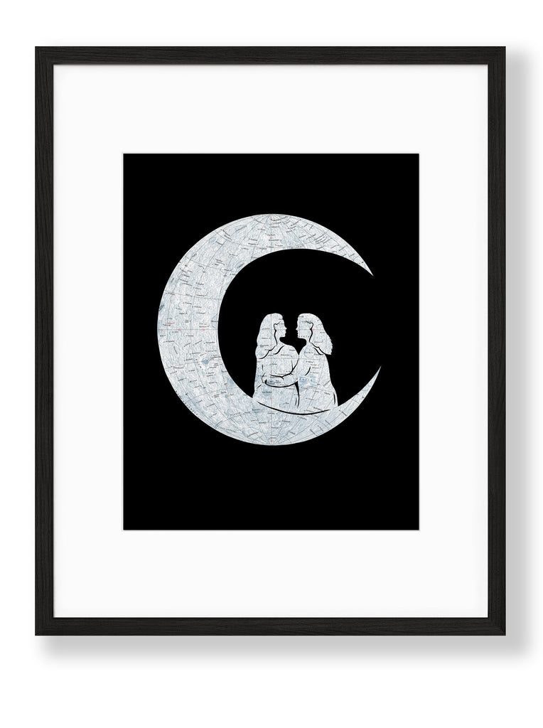 "To the Moon and Back" Women Print